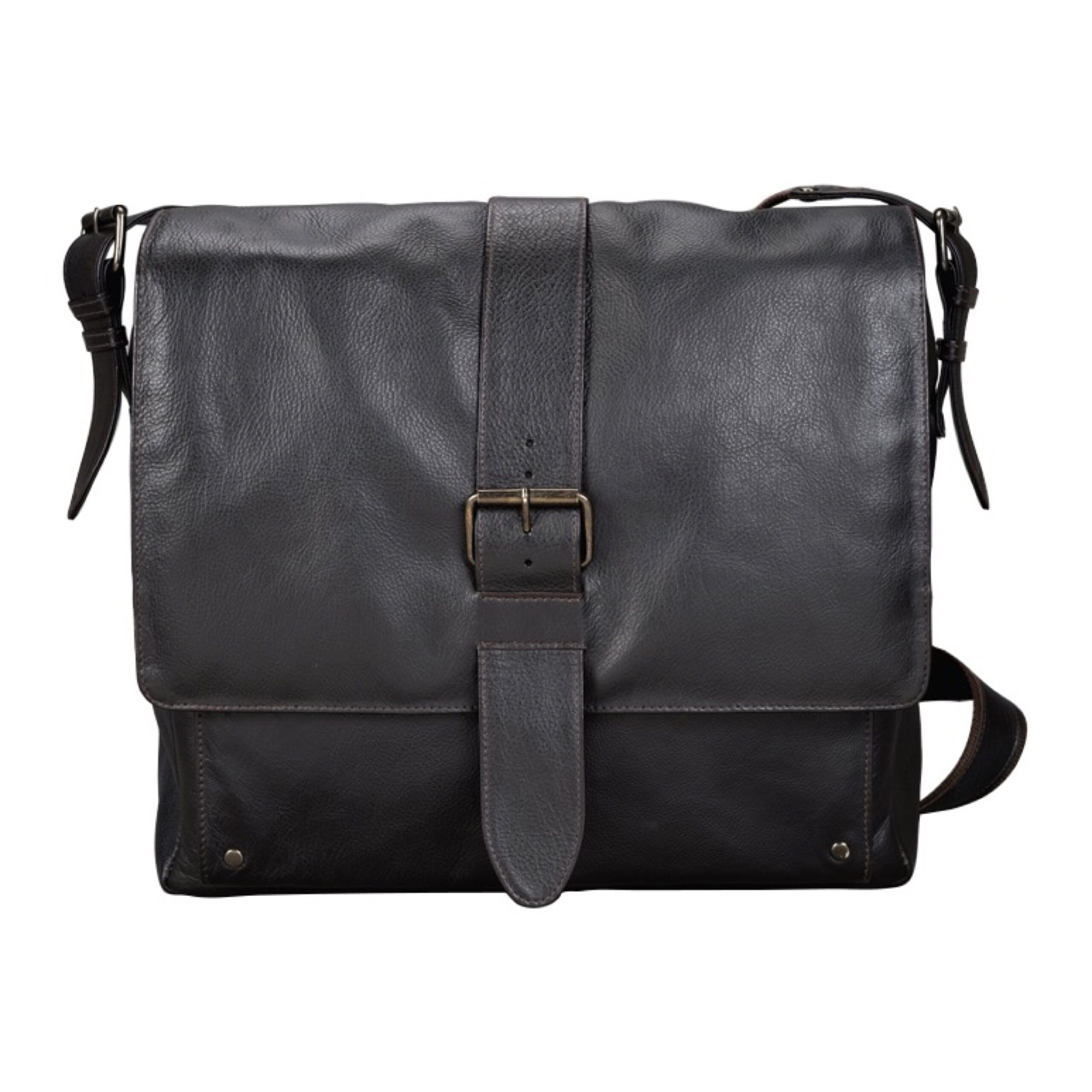 Alumaxx Neo Umhngetasche braun Leder Laptopfach