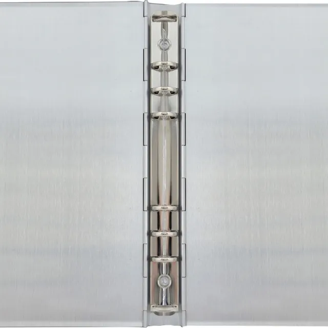 Alumaxx Notizbuch Aluminium silber Ringmechanik