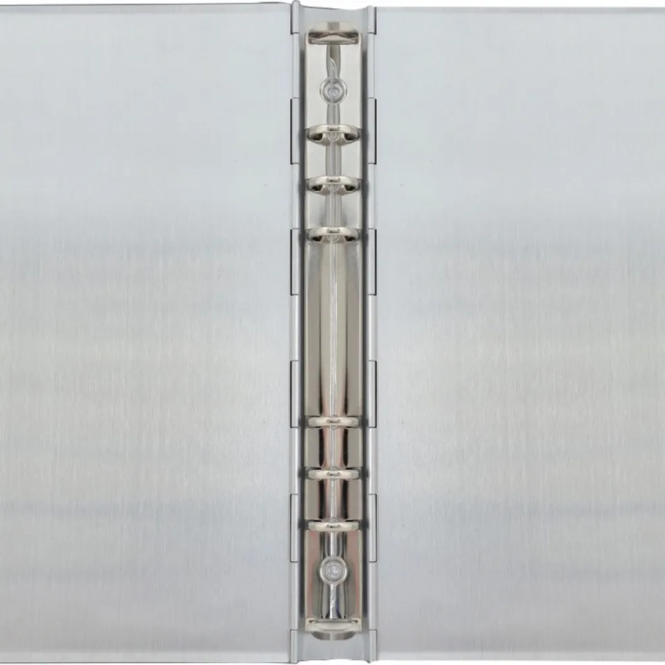 Alumaxx Notizbuch Aluminium silber Ringmechanik