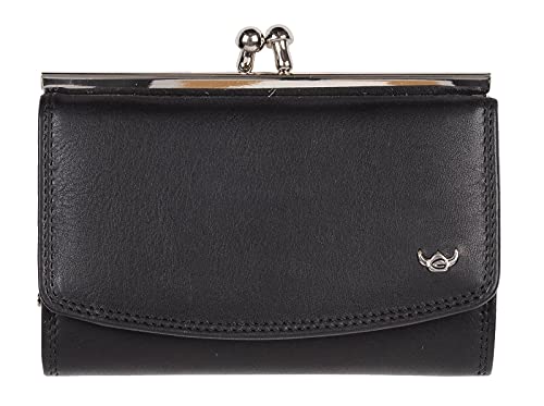 Golden Head Polo 2255 Bügelbörse Leder Schwarz Damen