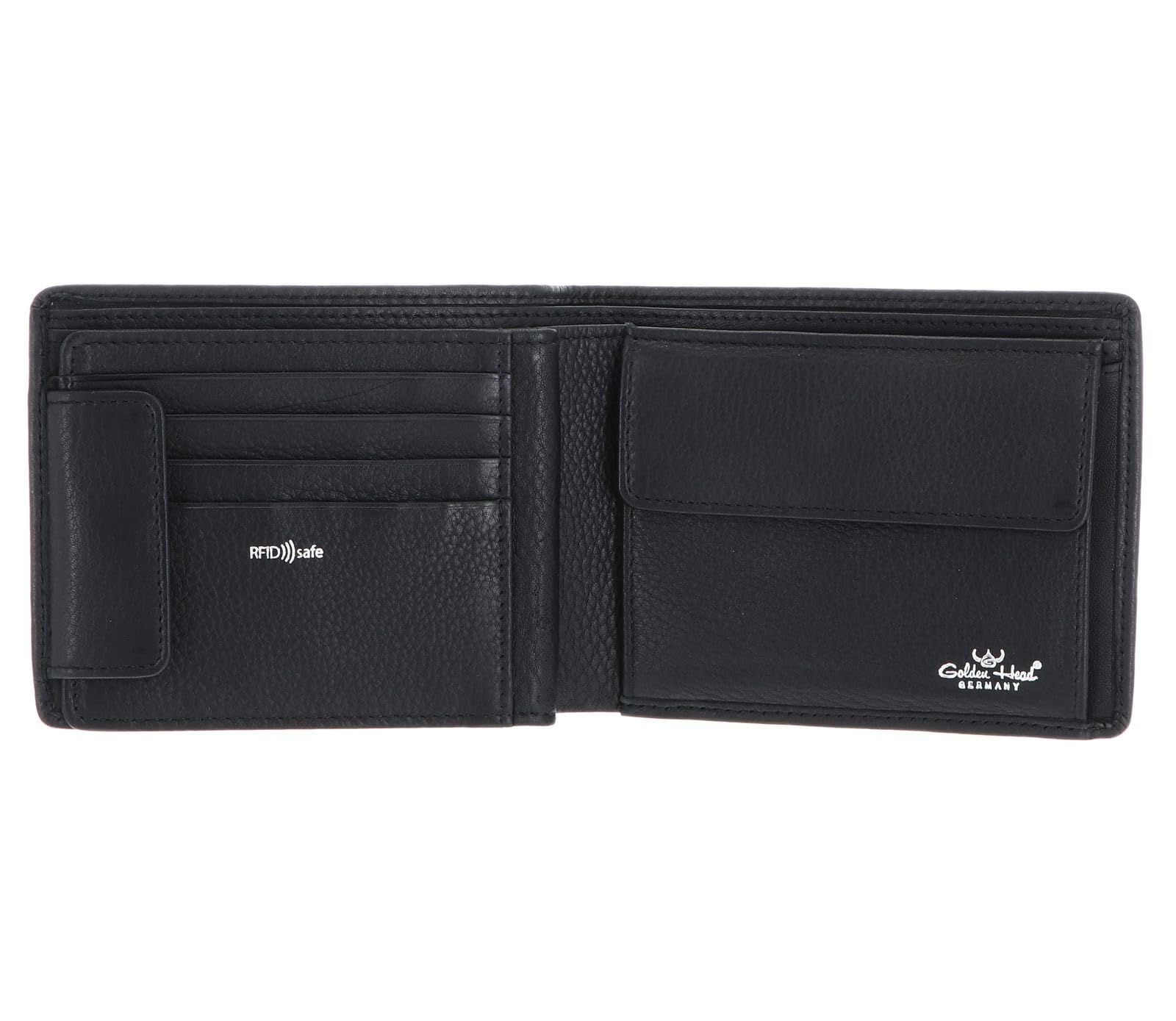 Golden Head Capri Scheintasche 1138 Schwarz RFID Leder