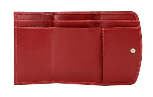 Golden Head Polo French Coin Purse Geldbörse Rot Leder