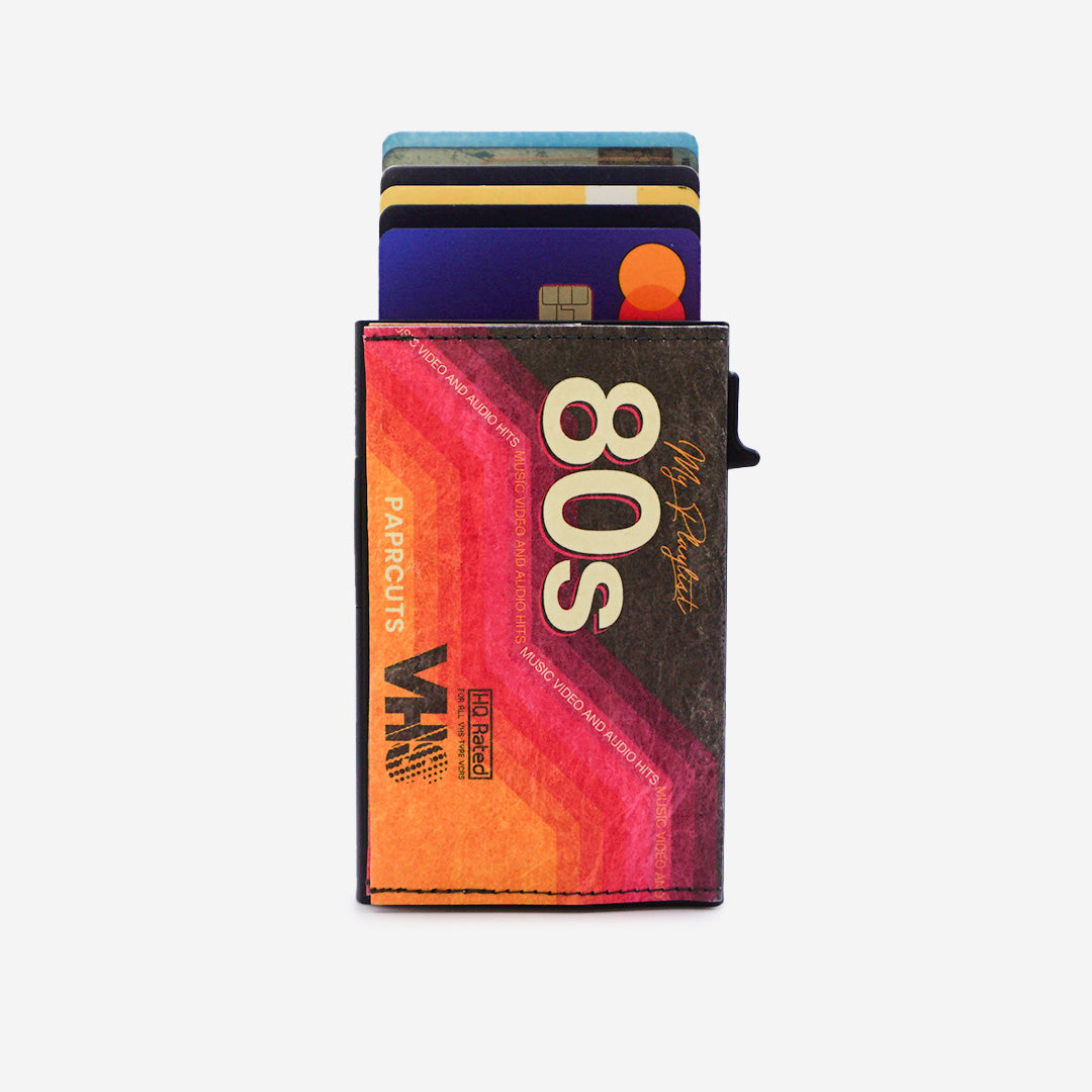 Paprcuts RFID Alu Kartenetui VHS Portemonnaie Retro RFID-Schutz
