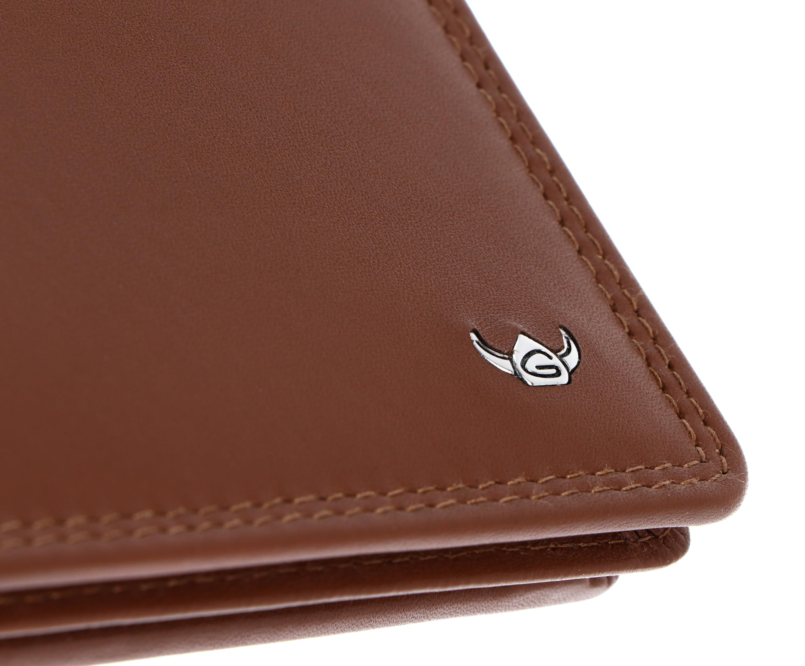 Golden Head Polo Minischeintasche 1040 Geldbörse Cognac RFID