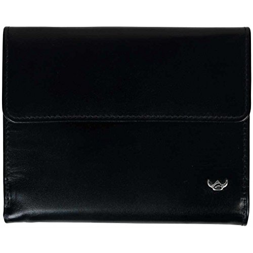 Golden Head Cervino Damenbörse Leder schwarz 12 cm