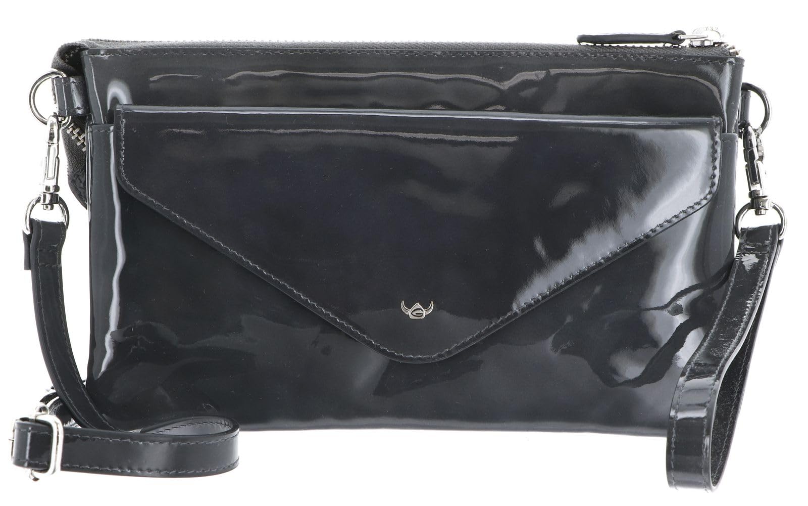 Golden Head Carrara Minibag Clutch Anthrazit RFID Leder