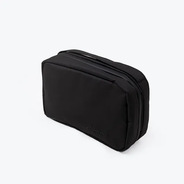 Paprcuts Oslo Organizer Black Ripstop Kulturbeutel 24 cm