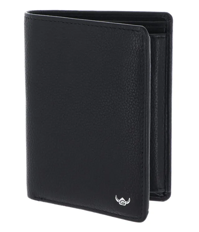 Golden Head Capri 1348 Geldbörse Schwarz RFID Hochformat