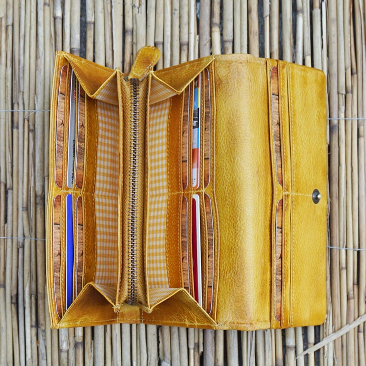 Jack Kinsky Nassau 513 Damenbörse Cognac 14 Karten