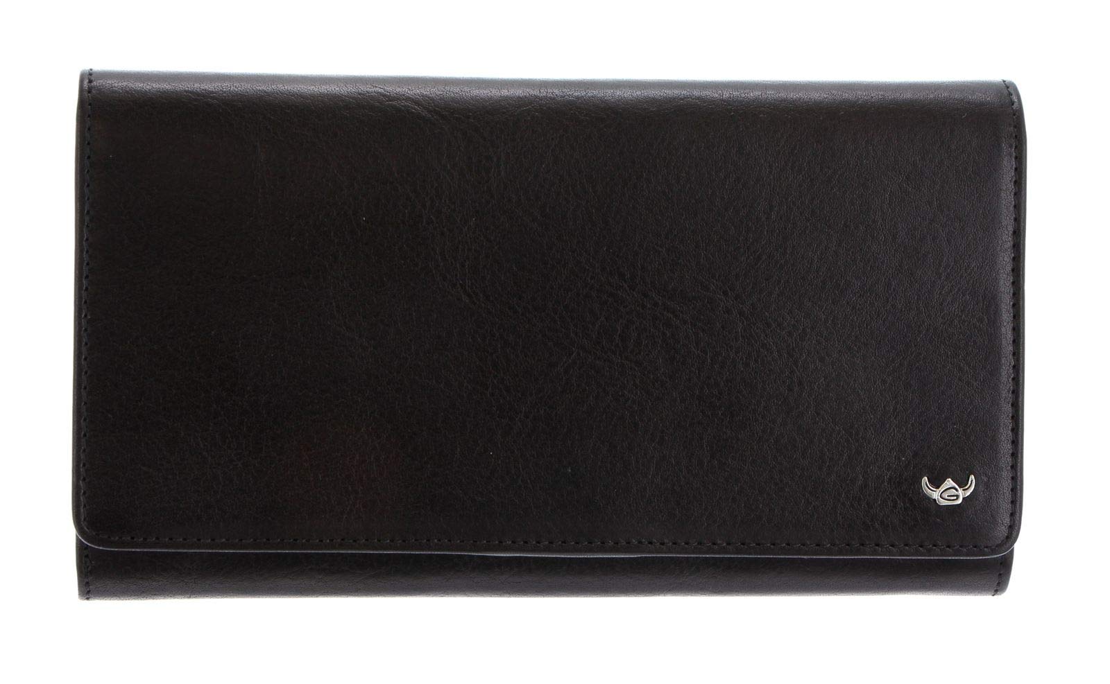 Golden Head Colorado Classic Damenbörse Leder schwarz 19 cm