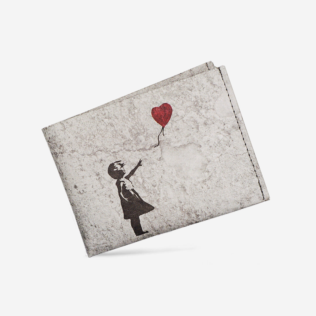 Paprcuts RFID Wallet Balloon Girl Portemonnaie weiß 12 Karten