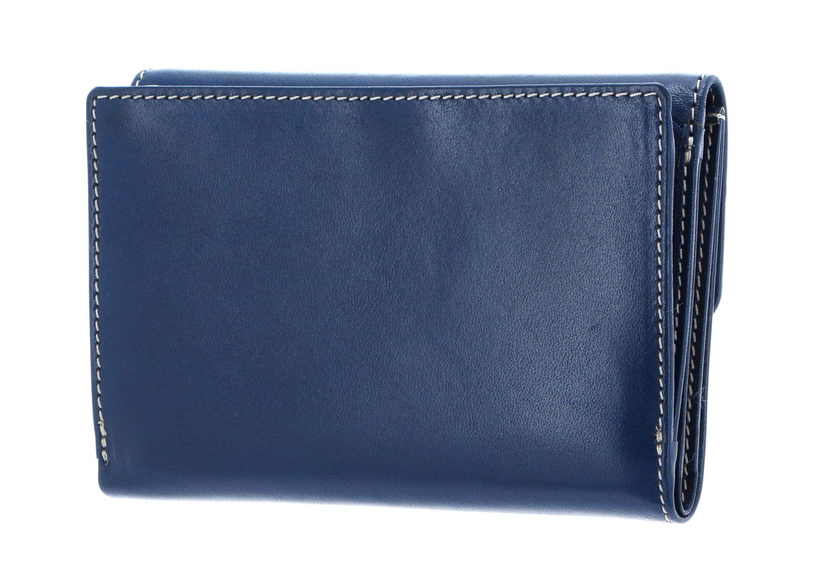 Golden Head Venezia Damenbörse Blau Royalblau 14 cm Leder