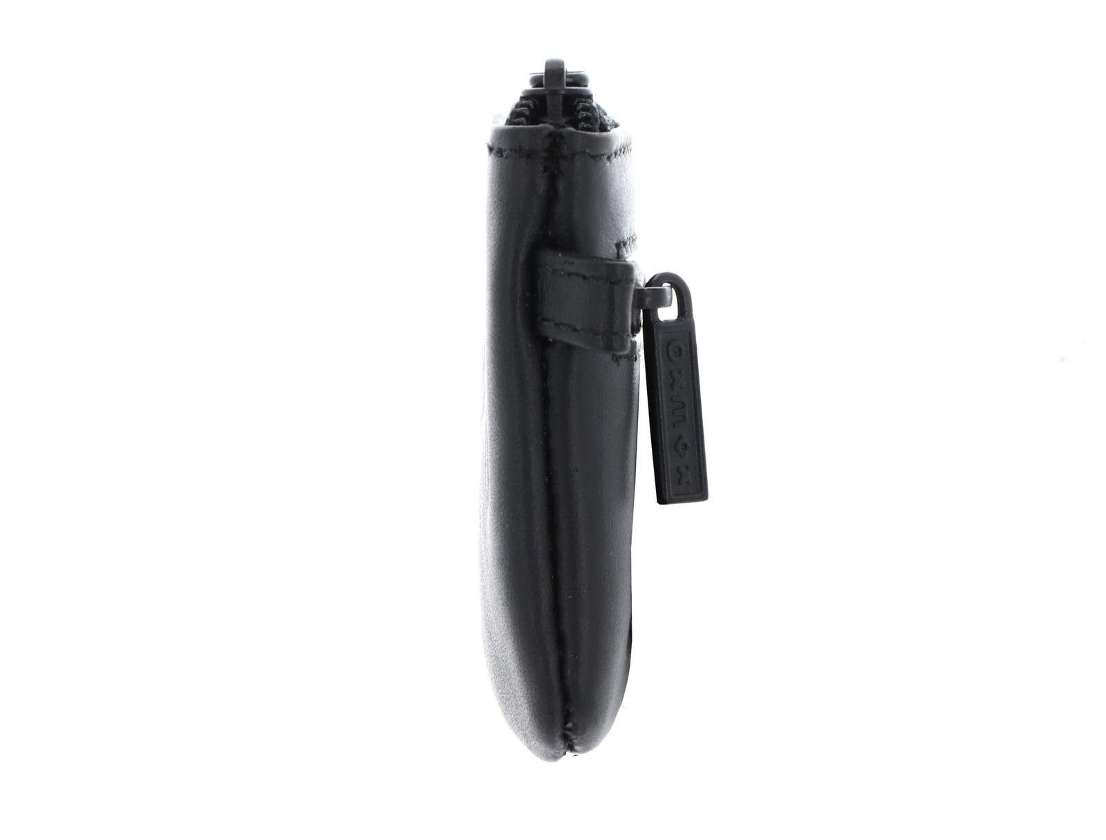 oxmox Leather Keyholder Schüsselmäppchen Peace Black Leder