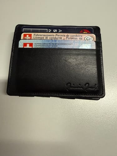 Jaimie Jacobs Flap Boy Slim Geldbörse Vegan Black RFID