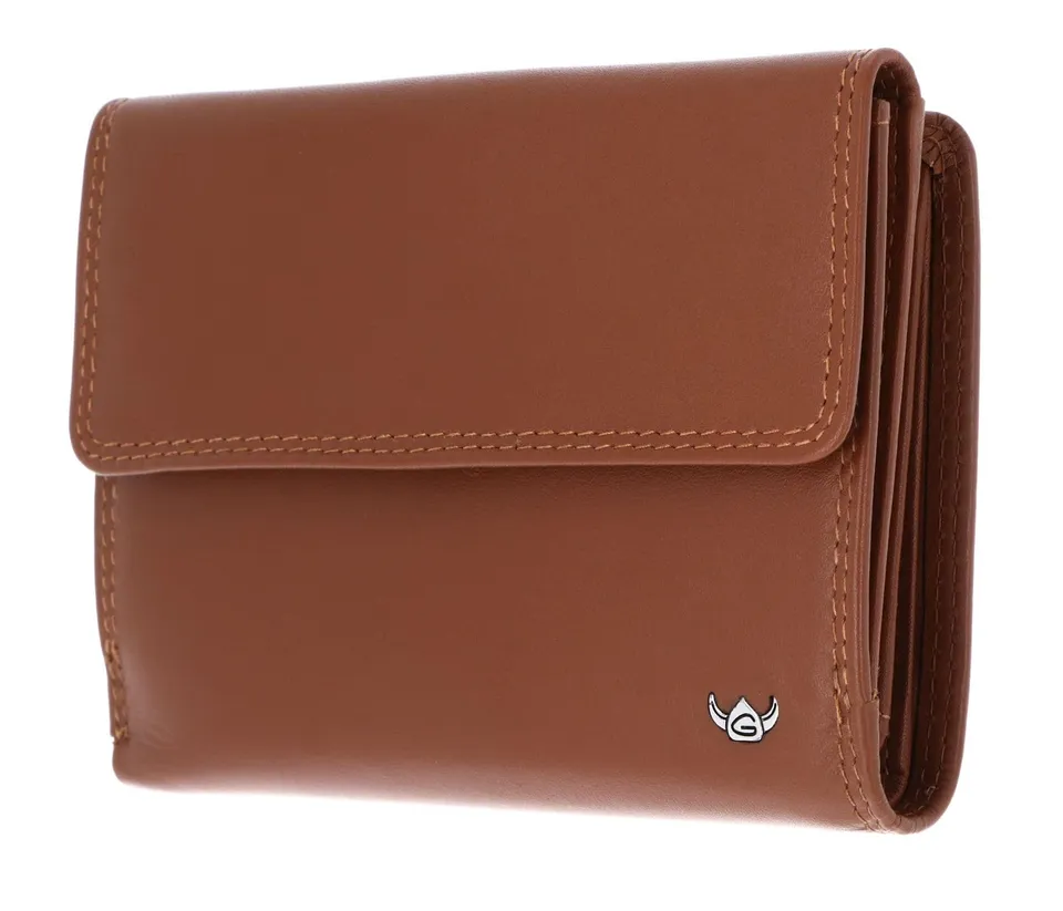 Golden Head Polo 2137 Geldbörse Cognac RFID Rindsleder