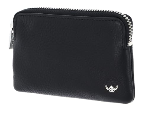 Golden Head Capri Zipped Key Case Schlüsselmäppchen Schwarz Leder