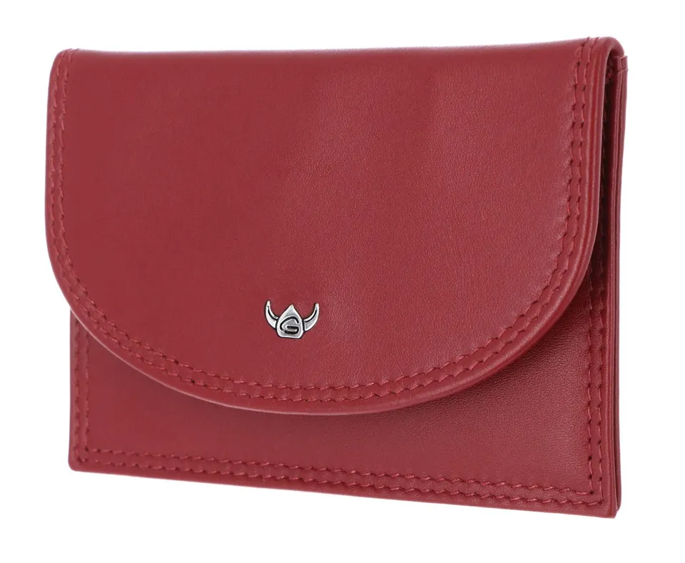 Golden Head Polo 4445 Kartenetui Leder Rot RFID