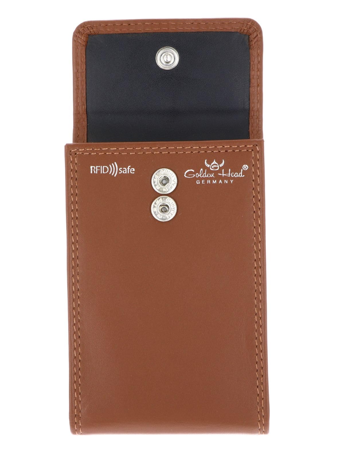 Golden Head Polo 4499 Kartenetui Cognac RFID Leder