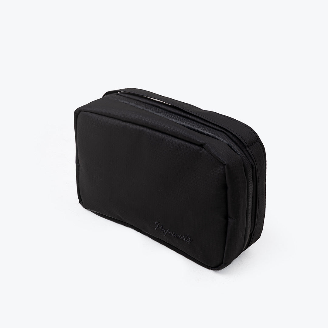 Paprcuts Oslo Organizer Black Ripstop Kulturbeutel 24 cm