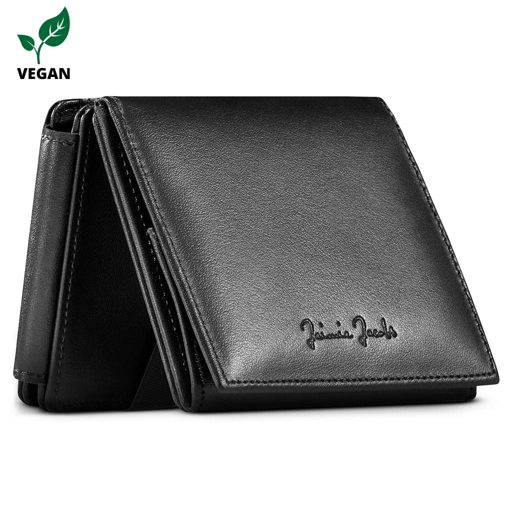 Jaimie Jacobs Flap Boy XL Vegan Magic Wallet Münzfach Schwarz