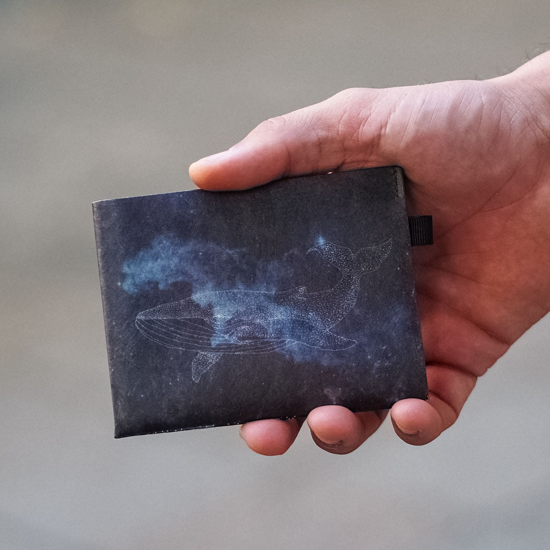 Paprcuts RFID PRO Wallet Galactic Whale Geldbeutel RFID vegan