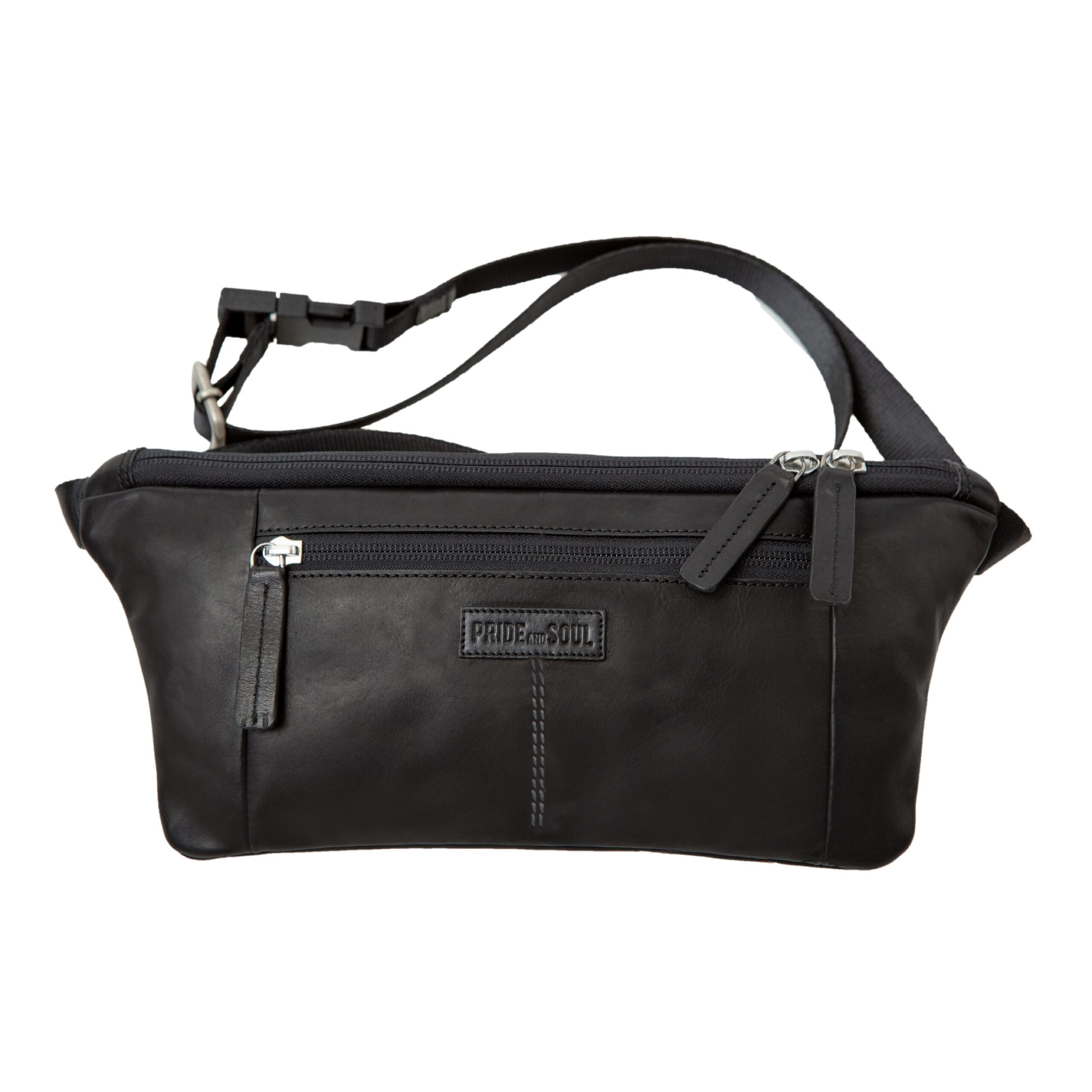 Alumaxx Street Gürteltasche Schwarz Leder 33 cm