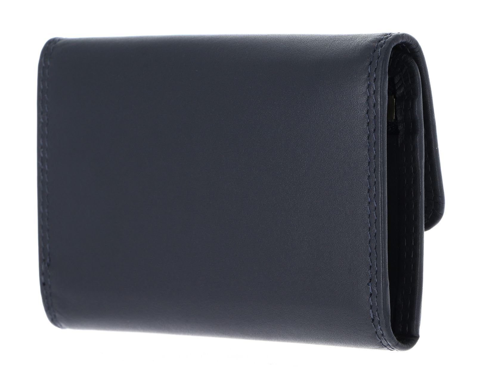 Golden Head Polo Key Case Schlüsseletui Marineblau Rindsleder