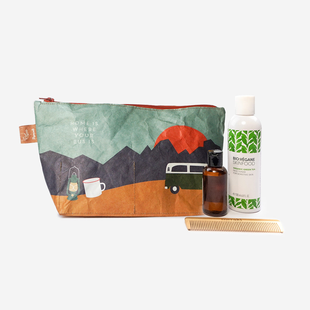 Paprcuts Kulturbeutel Vanlife Waschtasche vegan 28 cm