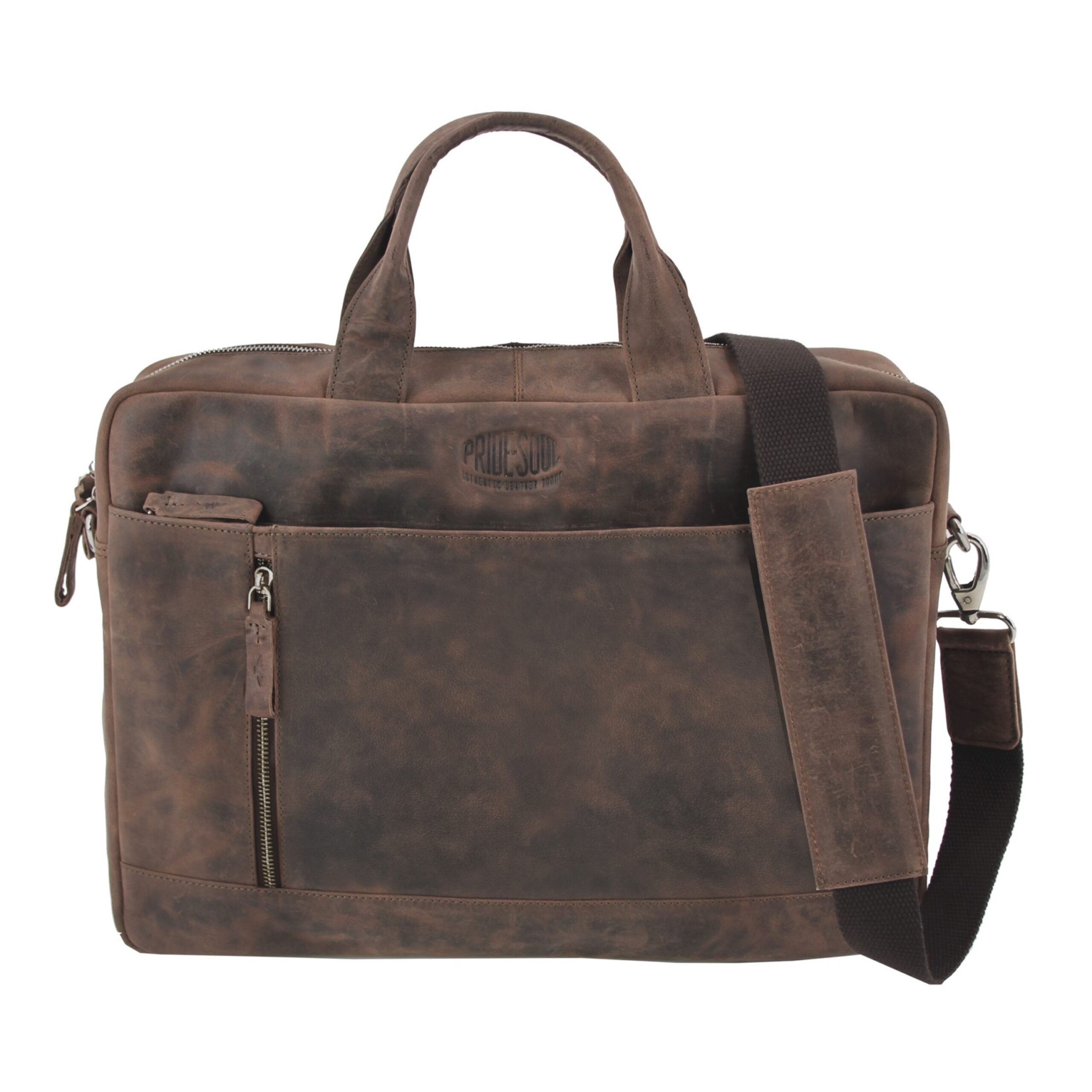 Alumaxx Raily Laptoptasche 15 Zoll braun Leder
