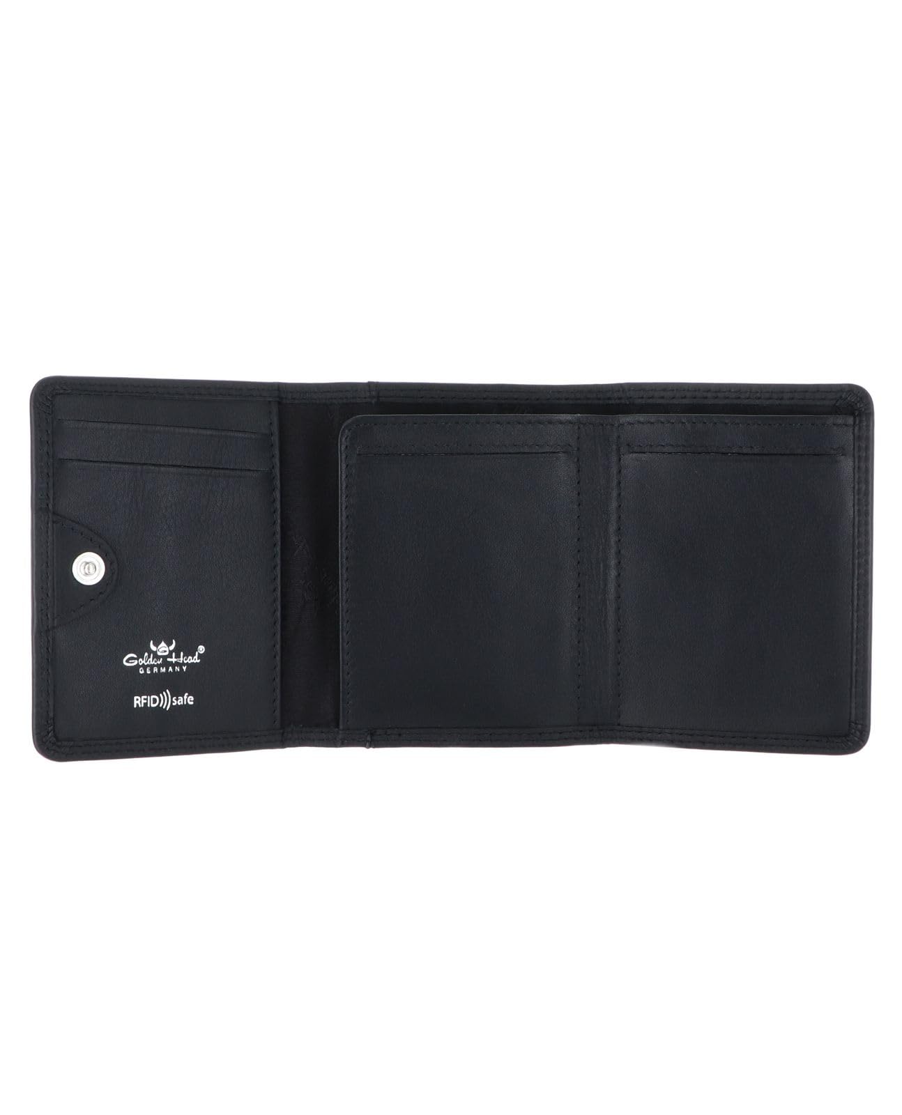 Golden Head Polo 1012 Kartenetui Schwarz RFID Leder