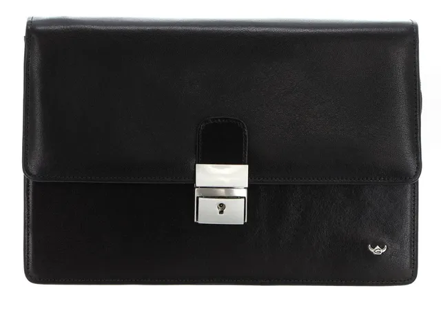 Golden Head Colorado Classic Mens Bag Henkeltasche schwarz Rindsleder