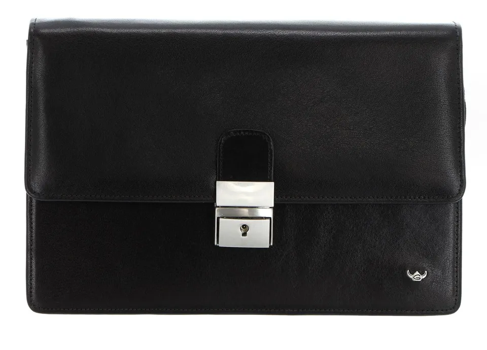 Golden Head Colorado Classic Mens Bag Henkeltasche schwarz Rindsleder