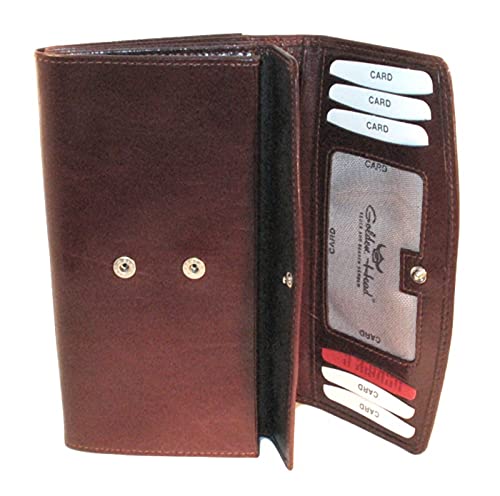 Golden Head Colorado Damenbörse 17 cm Tabacco Bügel