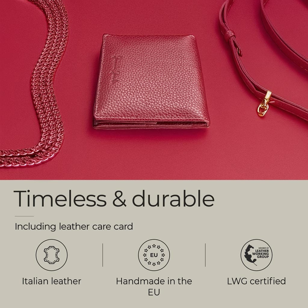 Jaimie Jacobs Flap Boy Ladies Geldbörse Berry Chic RFID
