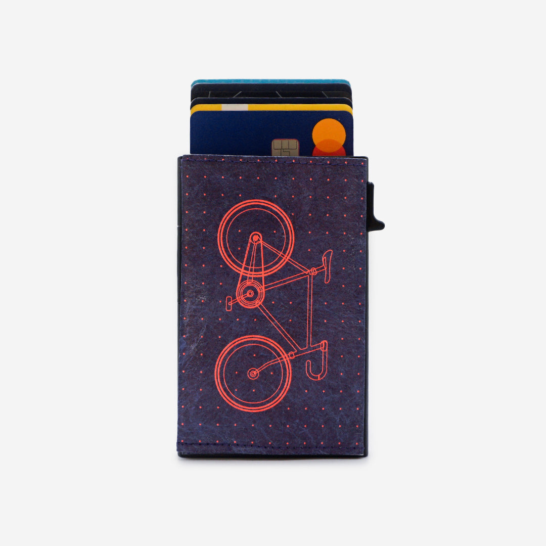 Paprcuts RFID Alu Kartenetui Bike Portemonnaie blau RFID-Schutz