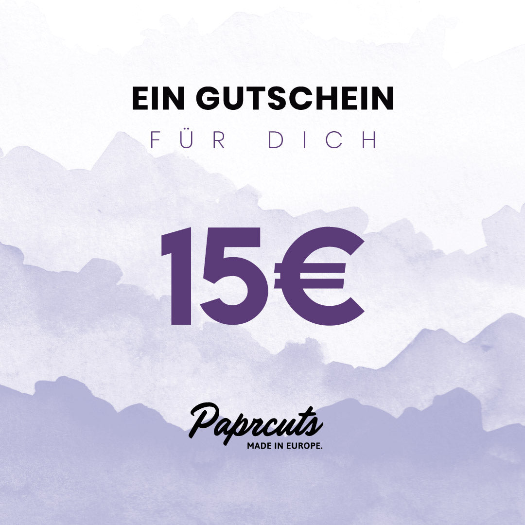 Paprcuts Classic Wallet 15€ E-Gutschein Geschenkgutschein per Mail