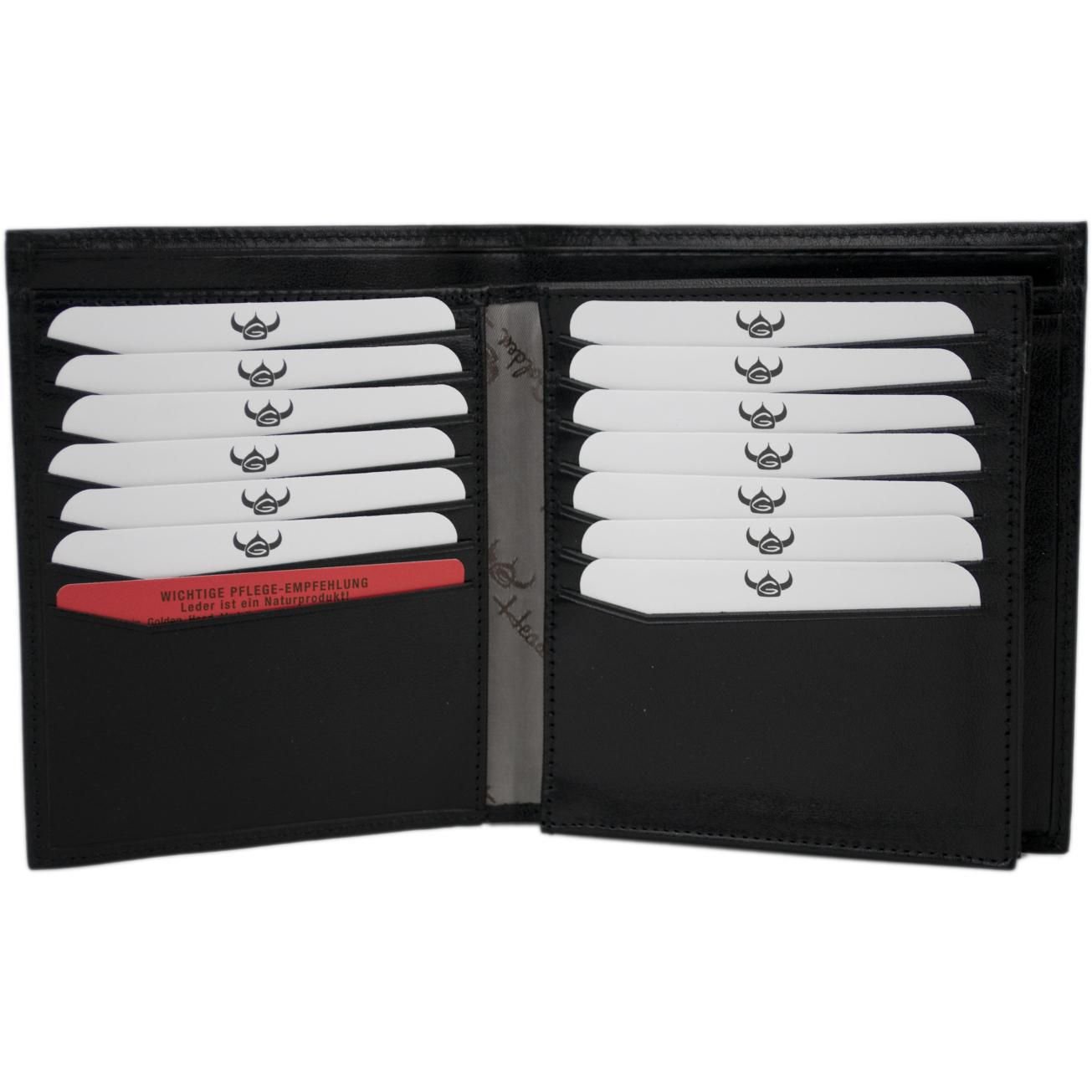 Golden Head Colorado Classic Kombischeintasche Leder schwarz