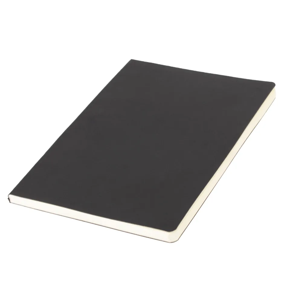 Alassio Notizbuch A5 liniert Hardcover schwarz matt