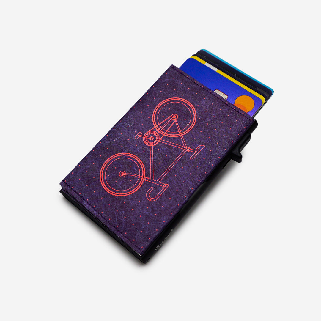 Paprcuts RFID Alu Kartenetui Bike Portemonnaie blau RFID-Schutz