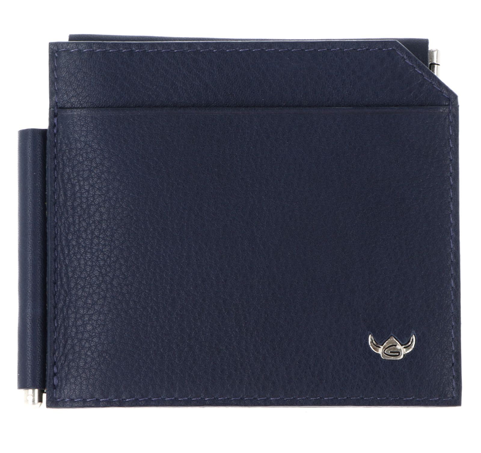 Golden Head Capri 1960 Geldklammer Blau Leder