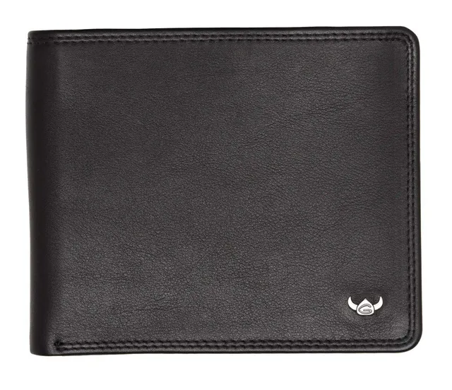 Golden Head Polo Scheintasche Schwarz Leder 12x10 cm Herren