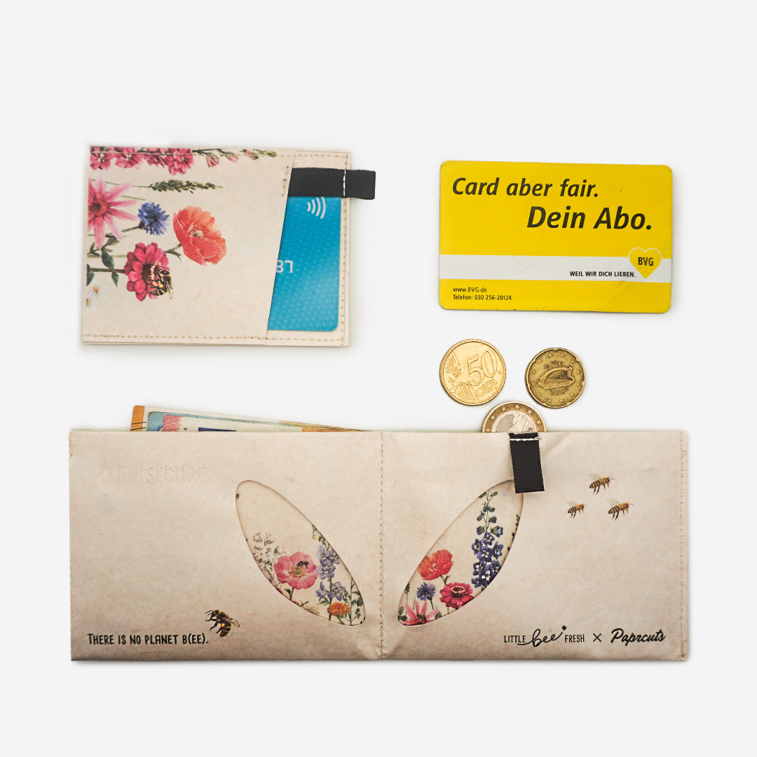 Paprcuts RFID PRO Wallet Blumenwiese Portemonnaie RFID-Schutz