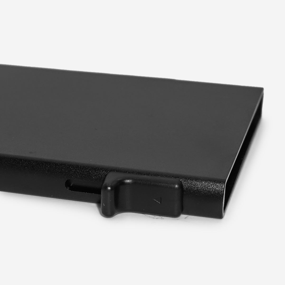 Paprcuts RFID Alu Kartenetui Just Alu Kartenetui schwarz vegan