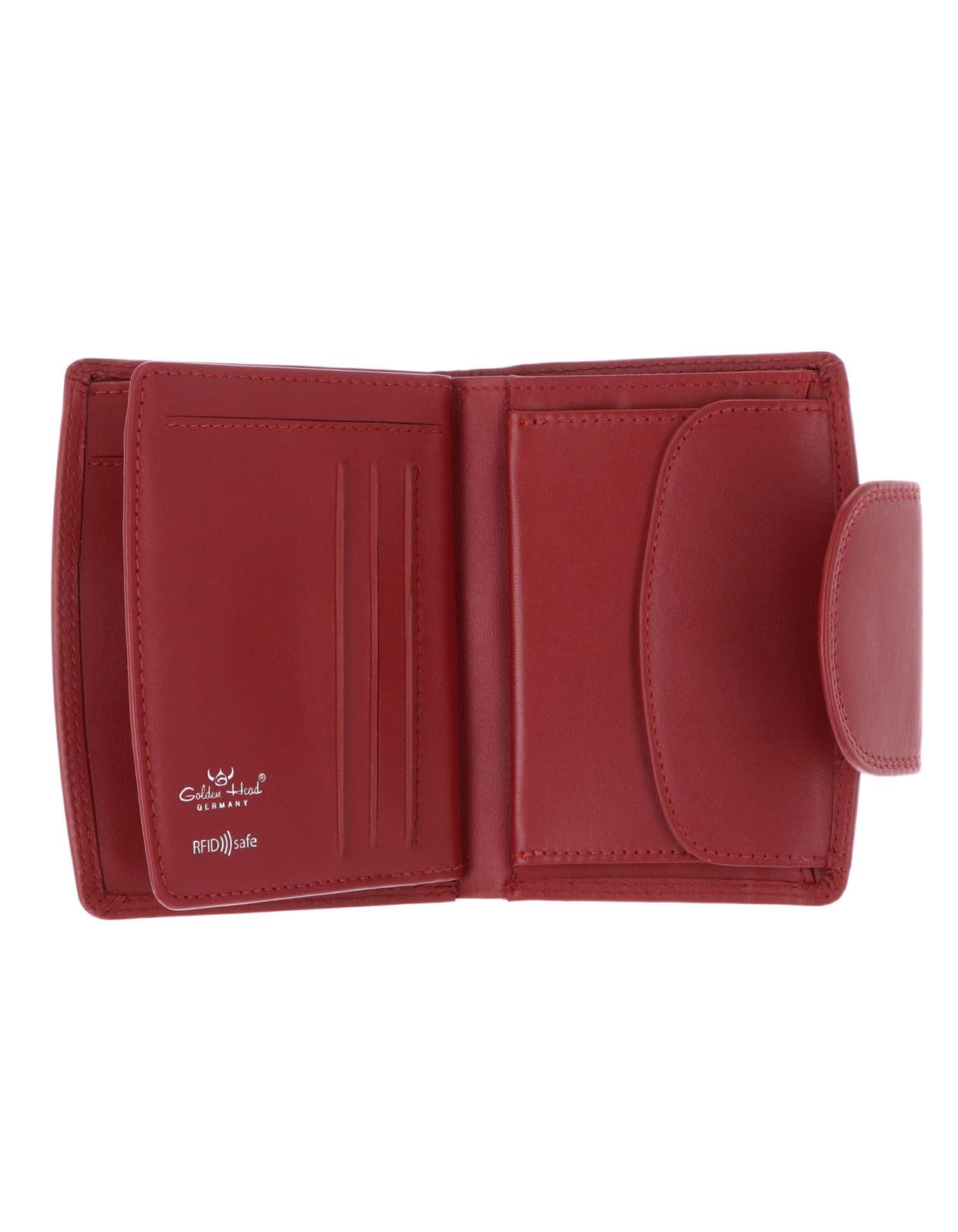 Golden Head Polo 1439 Geldbörse Rot RFID Riegel