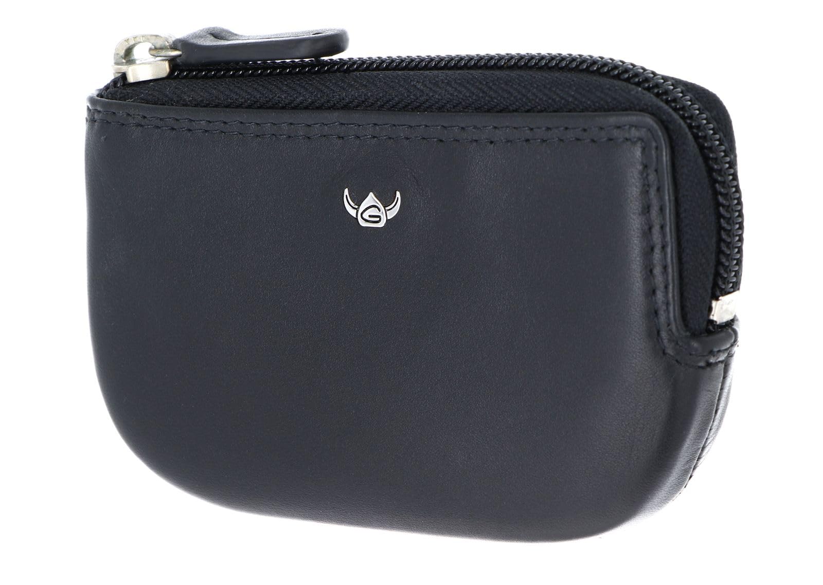 Golden Head Polo 5106 Schlüsseletui Schwarz Rindsleder mit Kartenfach