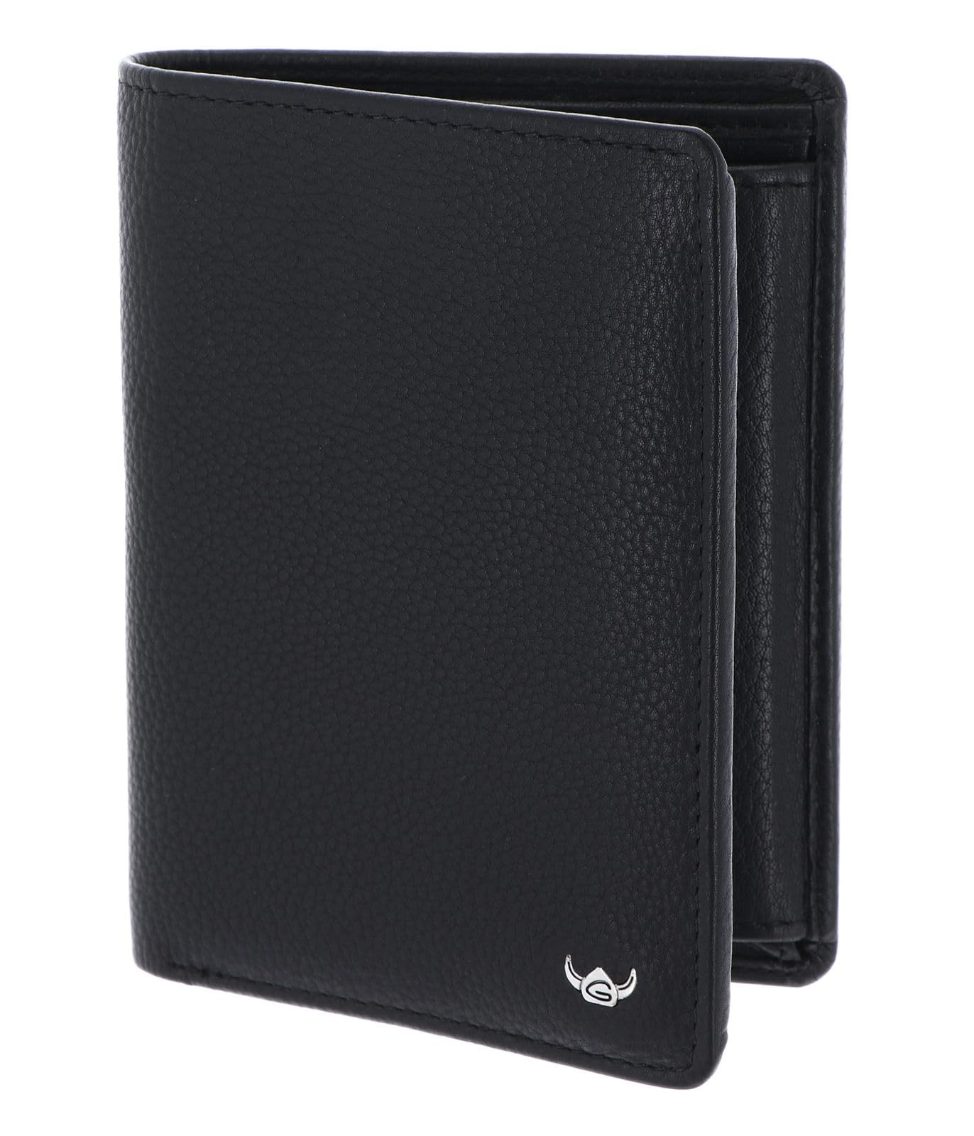 Golden Head Capri 1348 Geldbörse Schwarz RFID Hochformat