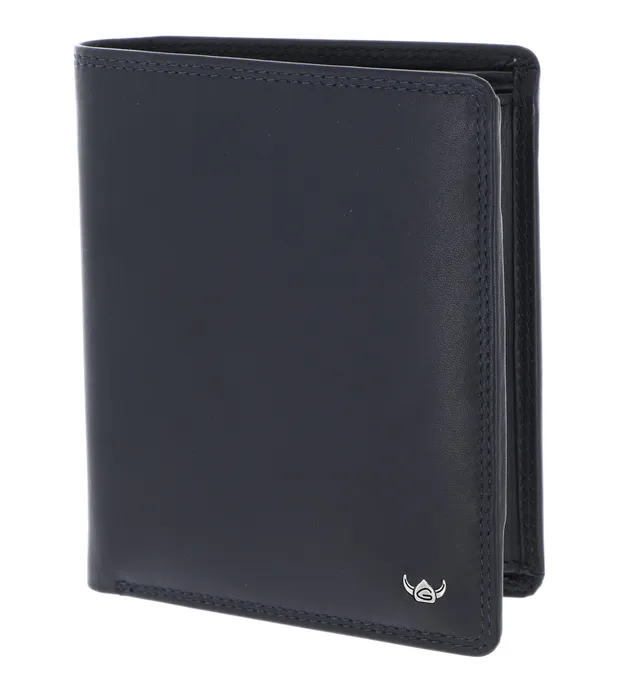 Golden Head Polo Kombischeintasche 1249 Geldbörse Blau RFID