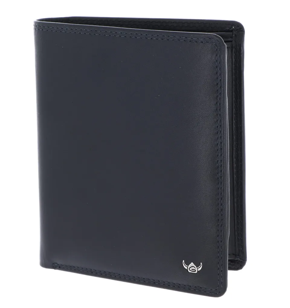 Golden Head Polo Kombischeintasche 1249 Geldbörse Blau RFID