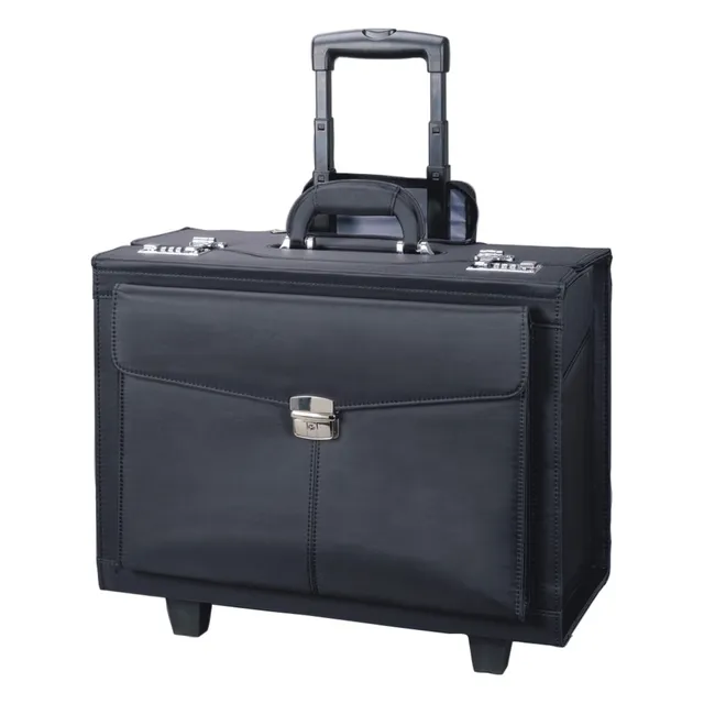 Alumaxx Rocca II Pilotenkoffer Trolley schwarz 17 Zoll