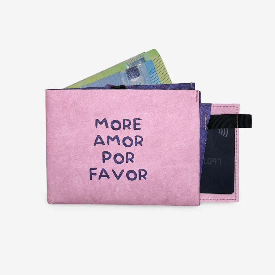 Paprcuts RFID PRO More amor por favor Portemonnaie rosa